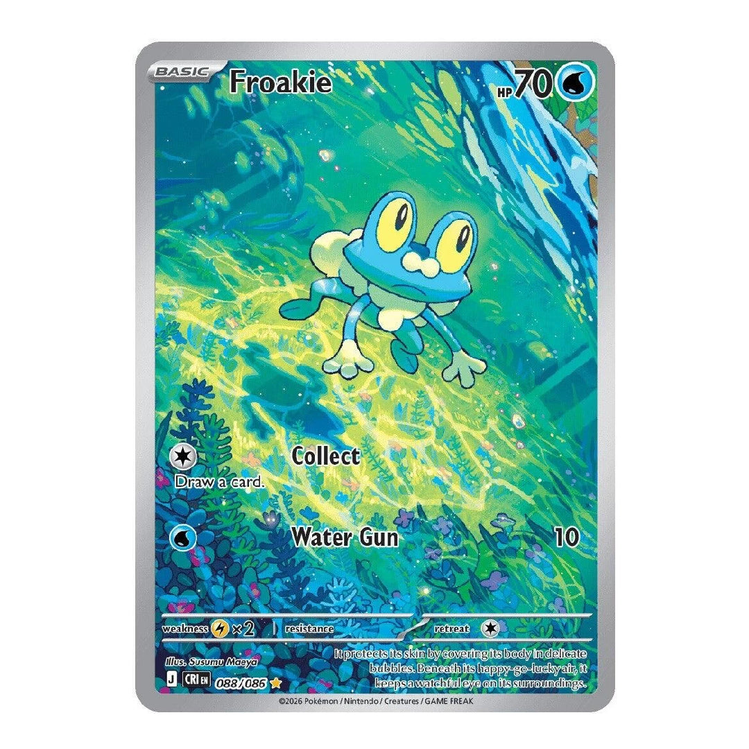 Froakie Illustration Rare 088/086 Chaos Rising English Pokémon Card