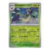 A single Pokémon trading card for Trevenant, shown against a plain white background. The card has a green and yellow-green design with artwork of three wolf-like creatures and game text including 'Trevenant', '120', 'Giga Drain', and 'Forest Dump'.