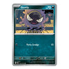 A single Pokémon trading card featuring Gastly from the Basic set, with a silver border, teal-blue background, and the Gastly illustration in the attack box.