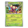 A single Exeggutor Pokémon trading card shown against a plain white background. The card features a green and yellow-green color scheme with artwork of the exeggutor character in a jungle scene.