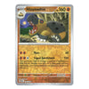 A single Pokémon trading card for Hippowdon, shown flat against a plain white background. The card has a silver border, orange-tan artwork, and black text, with the Hippowdon illustration in the center and game text below.