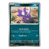 A single Pokémon trading card for Toxel from the Basic Set, shown against a plain white background. The card features a purple and white Toxel illustration, teal text boxes, and silver border accents.