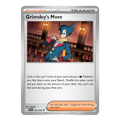Grimsley's Move Uncommon 090/094 Phantasmal Flames English Pokémon Trainer Card