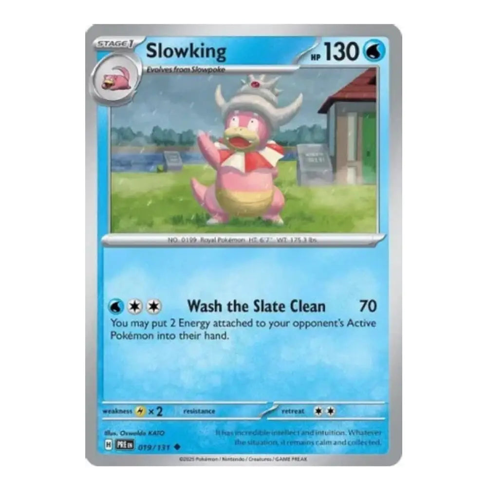 Slowking Uncommon 019/131 Prismatic Evolutions English Pokémon Card