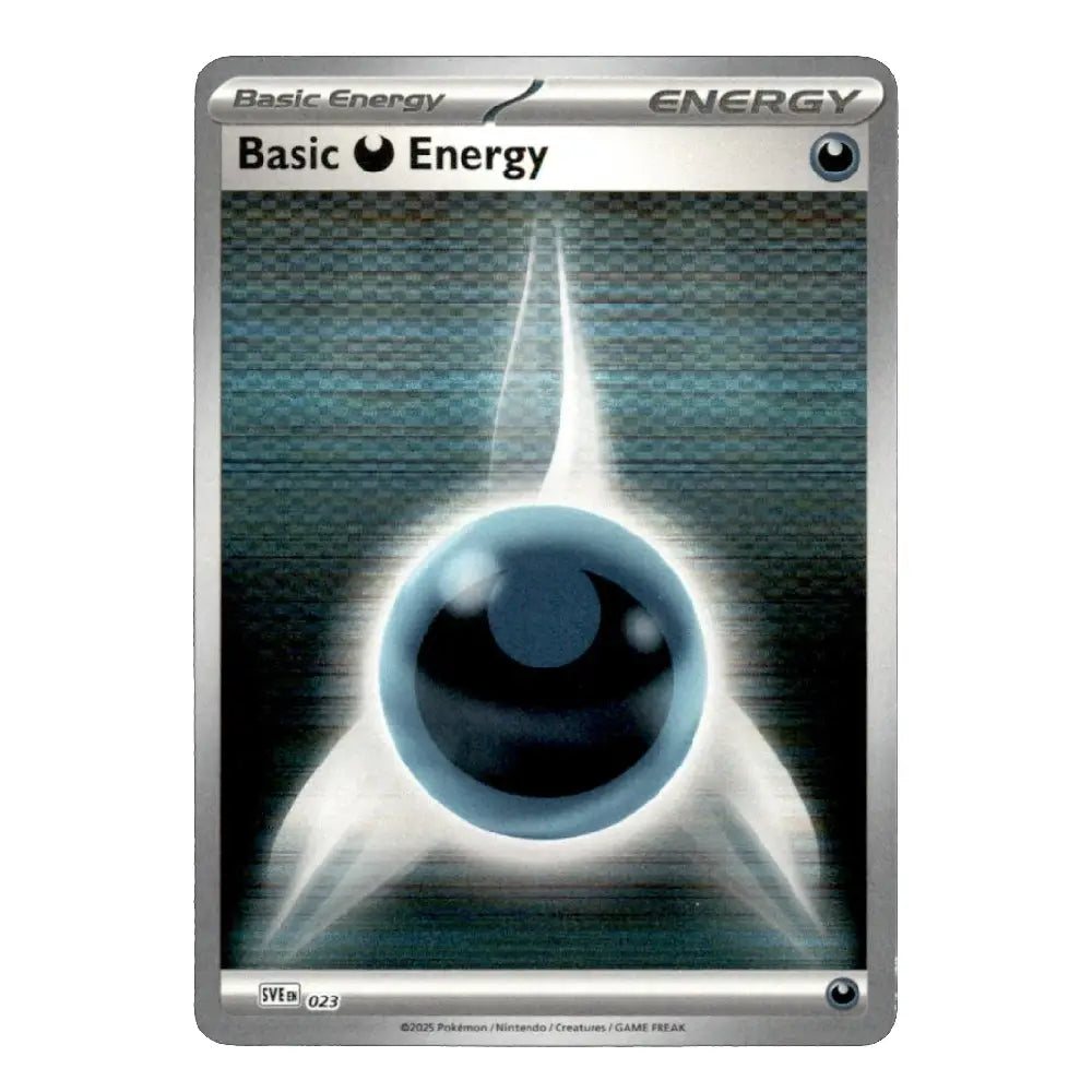 Basic Darkness Energy Reverse Holo 023 Scarlet & Violet Energies English Pokémon Card