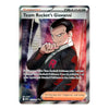 A holographic Pokémon trading card featuring Team Rocket's Giovanni, with a silver border and character artwork on a dark background.