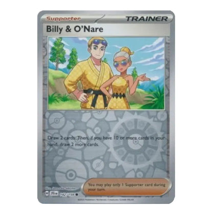 Billy & O'Nare Common 142/159 Journey Together Reverse Holo English Pokémon Card