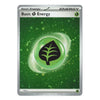 A single Pokémon trading card titled "Basic Energy" with a green sparkly background, a glowing green orb icon in the center, and a silver border. Visible text includes "Basic Energy" at the top and "9010 007" at the bottom.