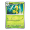 A single Pokémon trading card for Bayleef, shown against a plain white background. The card features a green and yellow design with an illustration of the character in a forest and the text 'Bayleef' and 'No.