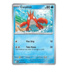 A single Pokémon trading card featuring Corphish from the Silver Temecula Set, with a silver border and blue water-themed artwork.
