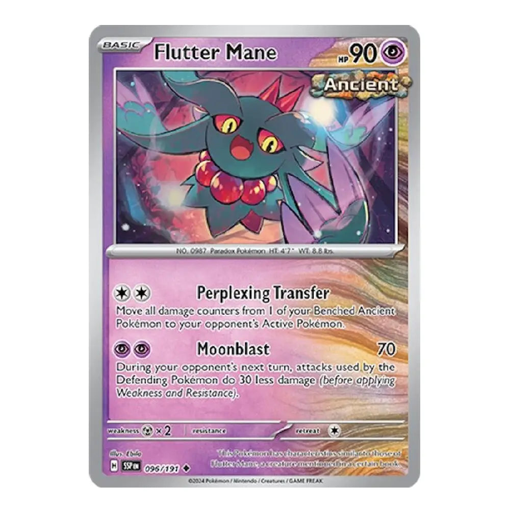 Flutter Mane Uncommon 096/191 Surging Sparks English Pokémon Card