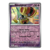 A single Pokémon trading card for Gimmighoul from the Basic set, shown against a plain white background. The card has a silver border and a purple-toned frame with illustrated artwork of a ghostly figure in a treasure chest.