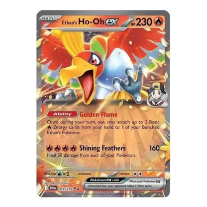 Ethan's Ho-Oh ex Double Rare 039/182 Destined Rivals English Pokémon Card