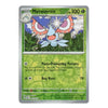 A single Pokémon trading card for Masquerain, shown flat against a plain white background. The card has a green and silver border with artwork of a blue, pink, and white insect-like creature in the center.