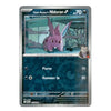 A single Pokémon trading card for Team Rocket's Nidolan, shown against a plain white background. The card has a dark blue patterned design with a silver-gray border and a central illustration of the pink-purple Nidolan character.