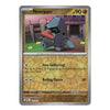A single Pokémon trading card for Nosepass from the Basic set, shown against a plain white background. The card features a silver border, a tan and brown textured lower section, and artwork of a blue-gray dog with a red nose.