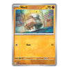 A single Pokémon trading card for Nacli from the Basic set, featuring a silver border, orange-yellow card face, and an illustration of a rock-type character in a blue-toned scene.