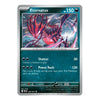 A single Pokémon trading card for Eternatus from the Basic Set, featuring artwork of the creature in a blue and pink icy environment, with the name Eternatus at the top and attack text below.
