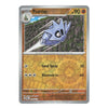 A single Pokémon trading card for the character Pupitar, shown against a plain white background. The card features artwork of a blue-gray pupitar with a white spray effect, set on a tan and brown battle-style background with the text 'Sand Spray 20' and 'Hammer In 60'.
