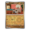 A single Pokémon trading card for Rockruff from the Basic set, shown against a plain white background. The card features artwork of the Rockruff character and game text including 'Bite 20'.