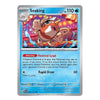 A single Pokémon trading card for Seaking, shown flat against a plain white background. The card has a silver border, a blue lower text area, and artwork of the Seaking character in the center.