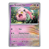 A single Pokémon trading card for Scream Tail, shown flat against a plain white background. The card has a silver border, a pink and purple layout, and artwork of a pink creature in a jungle scene.