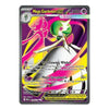 A single Pokémon trading card featuring Mega Gardevoir EX, shown against a plain white background. The card has a dark gray border and displays artwork with purple, pink, yellow, green, and white tones.
