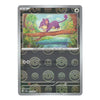 A Pokémon trading card featuring a purple mouse character on a tree branch in a forest scene, with Pokémon-themed graphics and Japanese text on a white background.