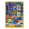 A single Pokémon trading card for Dunsparce from the Basic set, shown against a plain white background. The card features a yellow border and colorful artwork of a cozy nest interior with blue, green, purple, and orange tones.