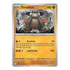 A single Pokémon trading card for Terrakion from the Basic set, featuring a silver border, orange-yellow card face, and artwork of the character in the center.