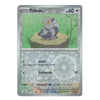 A single Pokémon trading card for Pidove from the Basic set, shown against a plain white background. The card has a silver-gray border and a central illustration of a gray bird perched on a tree stump in green scenery.