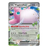 A single Pokémon trading card for Wigglytuff EX, featuring a pink cartoon character on a silver-bordered card with green and white background details and attack text visible.