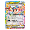 A single Pokémon trading card for Tatsugiri EX from the 2024 TCG Expansion Set, featuring a holographic rainbow border and colorful artwork of the Pokémon on a white background.