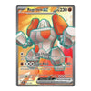 A single Pokémon trading card for Regirock EX, shown against a plain white background. The card features Regirock artwork with orange, red, gray, and teal colors, and includes the text 'BASIC' at the top left and 'Pokémon EX rule' in the bottom area.