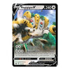 A single Pokémon trading card for Regigigas V, shown against a plain white background. The card features artwork of the Pokémon in a blue sky environment, with black borders and printed stats, type, and rules text.