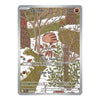 A single Pokémon trading card featuring the character Swinub in a winter forest illustration. The card has a silver border, printed artwork with snow, trees, and foliage, and visible Pokémon branding at the bottom.