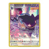 A single Pokémon trading card for Banette, shown against a plain white background. The card features a yellow border, artwork of Banette in purple and black, and text including 'Stage 1', 'MP 80', 'Single Strike', and move names 'Resolute Spite' and 'Eerie Light'.