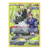 A single Pokémon trading card for Passimian from the Basic Set, featuring artwork of Passimian and a trainer in a forest, with a yellow border and game text including Rapid Strike.