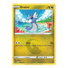 A Dratini Pokémon trading card from the Basic set, featuring a yellow border, Dratini artwork in a blue water scene, and attack text reading 'Slam 30x'.