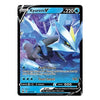 A single Pokémon trading card featuring Kyurem from the Basic set, with artwork of the icy blue creature on a black card border and text including Rapid Freeze and Frost Smash.