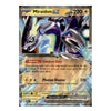 A single Pokémon trading card for Miraidon GX, featuring artwork of the blue and purple dragon-like Pokémon with a gold border and black background.