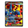A single Pokémon trading card featuring Mega Heracross from the XY Evolutions set. The card has a dark gray border, a blue and red fiery illustration of Mega Heracross, and visible text including 'Mega Heracross EX', '280', 'Juggernaut Horn', and 'Mountain Ramming'.