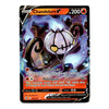A single Pokémon trading card for Chandelure, shown upright against a plain white background. The card features Chandelure artwork with purple, blue, black, and white tones, and visible text including 'Chandelure', '200', and 'B' for Basic.