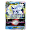 A holographic Pokémon trading card featuring Aiolan Vulpix, a VSTAR Evolving Skies card with a silver and blue color identity, set against a plain white background.