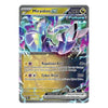 A single Pokémon trading card for Miraidon EX from the Future expansion, featuring artwork of Miraidon with purple and blue electric effects, a gold text box, and a gray card border on a plain light background.
