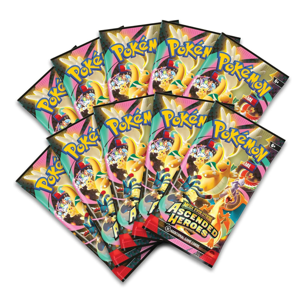 A fan arrangement of multiple Pokémon booster packs featuring artwork from The Rise of the Zebra King, set against a plain white background.