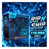 Pokémon Elite Trainer Box - Most Challenging Phantasmal Flames, featuring a dark blue and black box with blue line art of Charizard. The box is displayed next to a large promotional badge reading 'RIP N SHIP ₹18,999 ONLY' against a dramatic blue electric flame background.