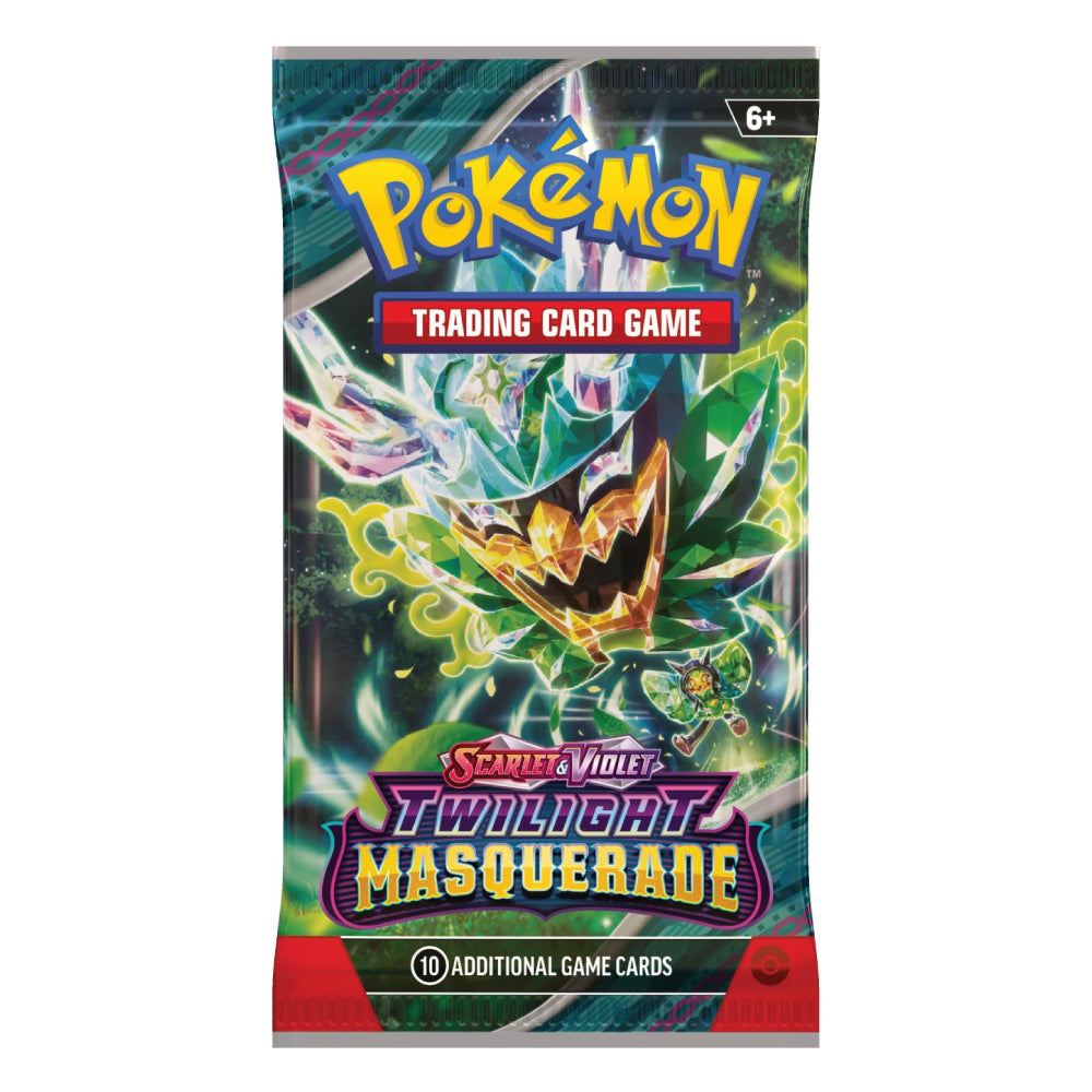 Pokémon Trading Card Game packaging with a Pokémon character on a white background