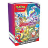Pokémon Trading Card Game Scarlet & Violet Booster Bundle box, featuring colorful artwork of various Pokémon characters and the Scarlet & Violet logo on a clean white background.