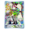 A Japanese Pokémon trading card featuring a colorful graffiti-style illustration of a horse-like creature, with Japanese text and a light blue card border on a white background.